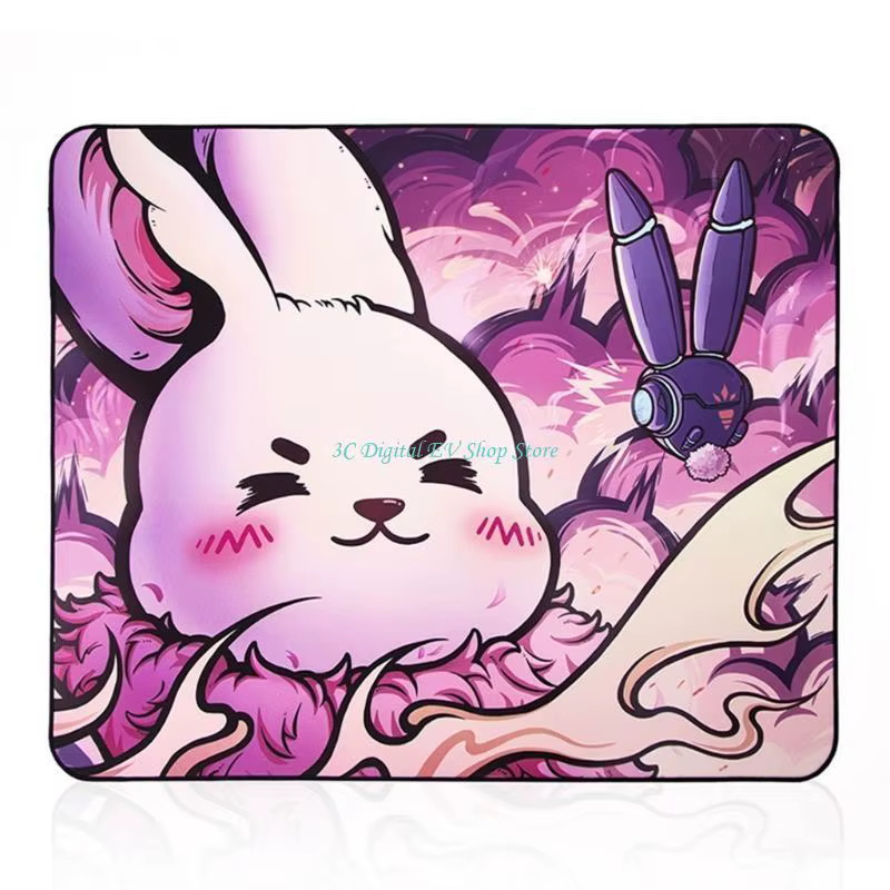 Tapis souris jeu E74D lisse Esptiger, tapis souris Flexible lisse, bord cousu