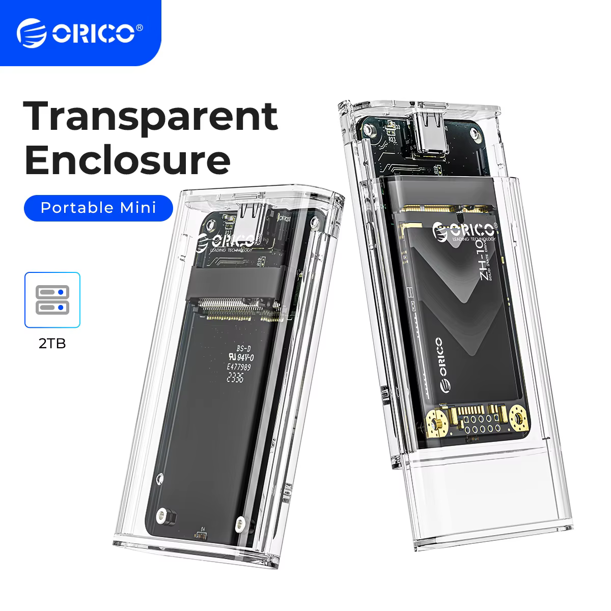 Adaptateur externe transparent