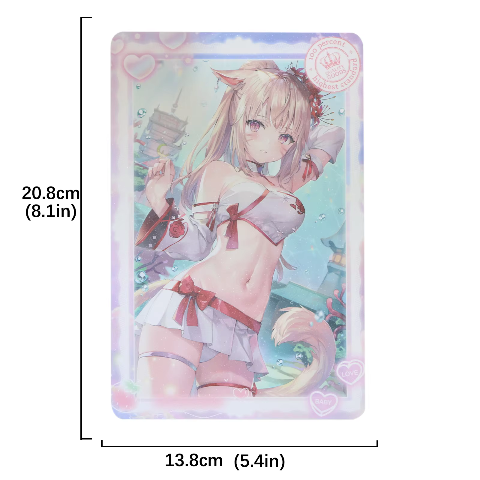 Cartes à collectionner commémoratives « Spring Heart Sprout » Anime Waifu – Boîte cadeau