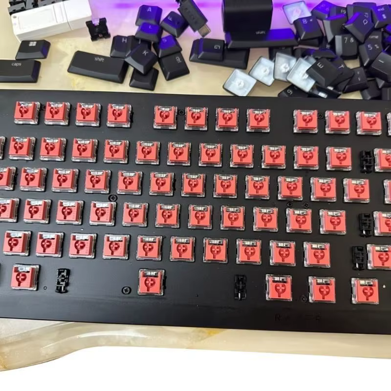 Commutateurs optiques rétroéclairés à arbre bas 31BA pour DeathStalker V2 Office eSports