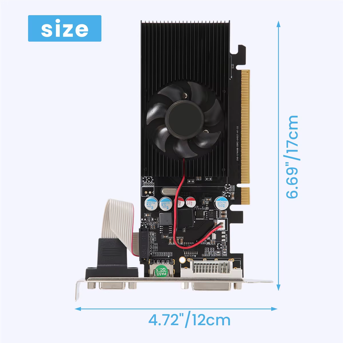 Meilleure carte graphique GT210 1 go DDR2 64 bits PCIE 2.0 GPU