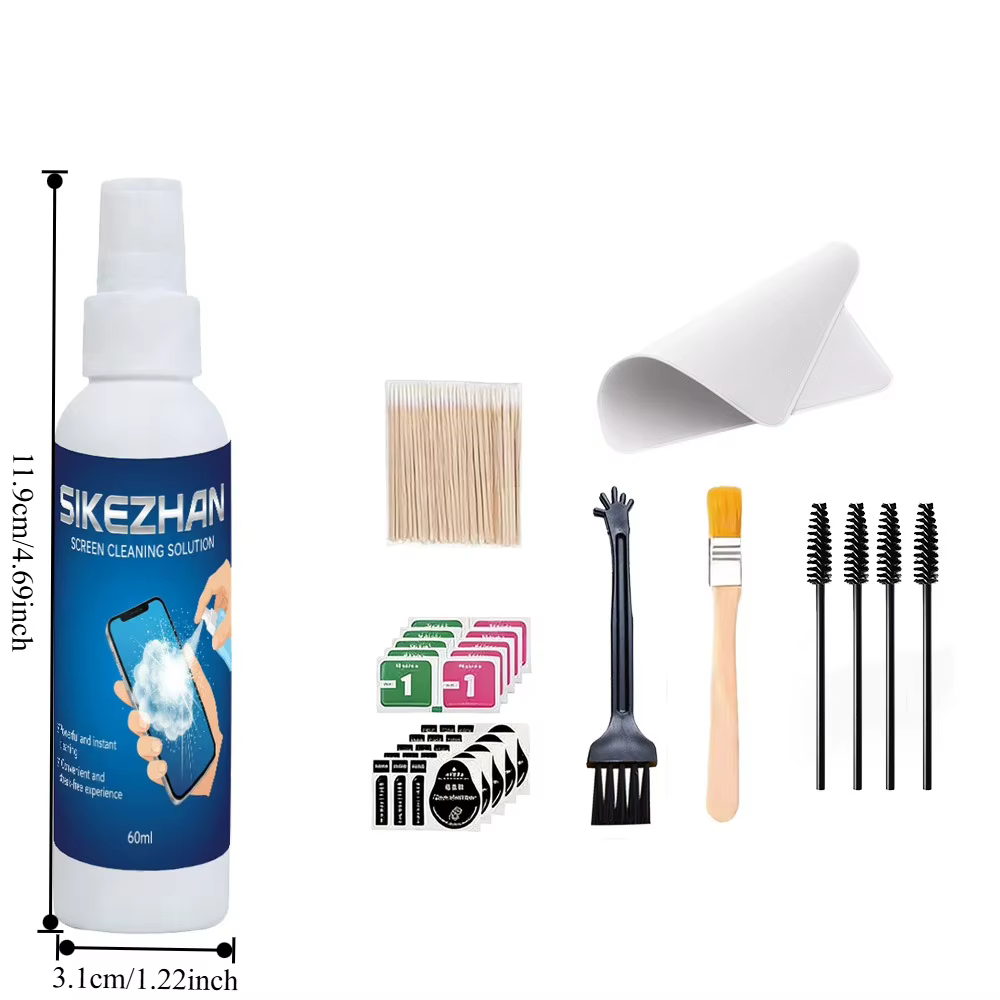 Ensemble de nettoyeur d'écran 60 ml