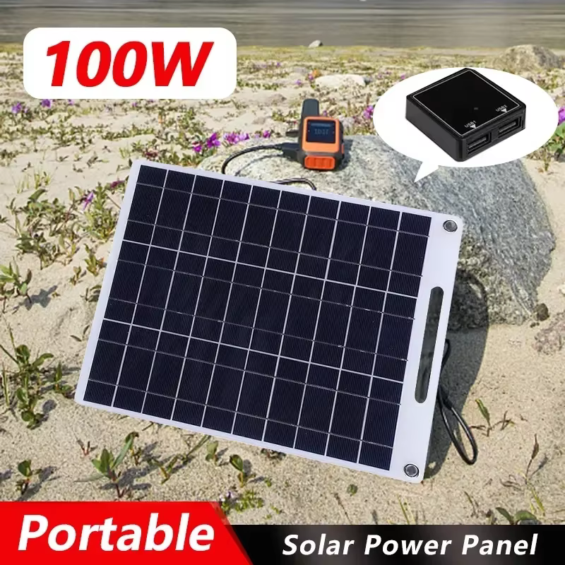​ Plaque de charge solaire portable ​ ​   – Pliable et léger, alimentation d'urgence pour les activités de plein air, construction durable