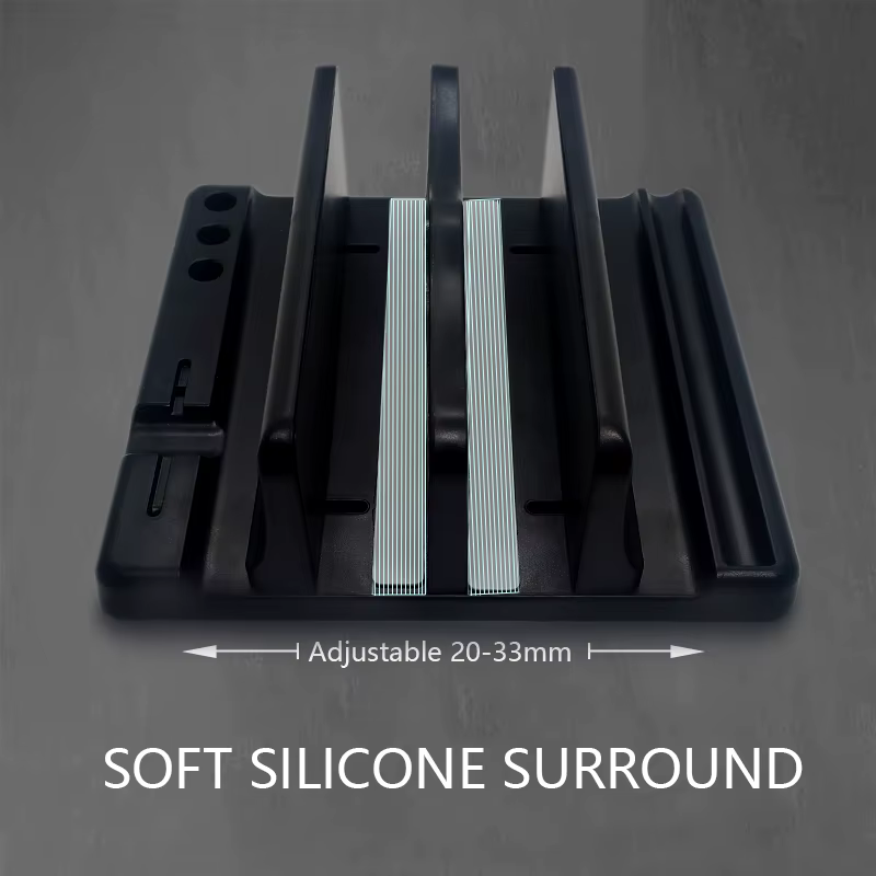 Support vertical pour ordinateur portable de bureau