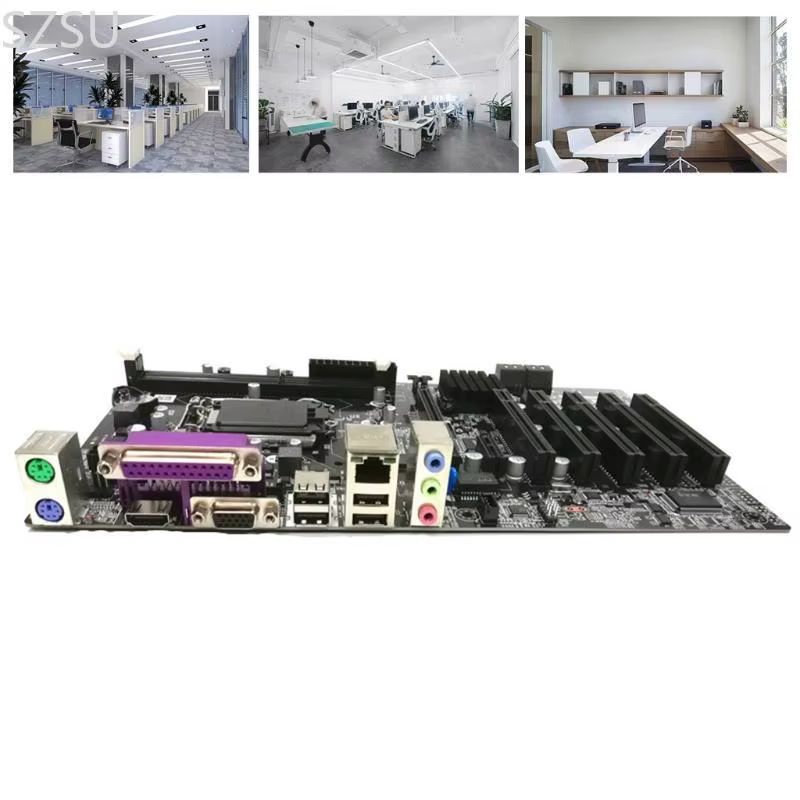 H61 DVR carte mère LGA 1155 prise surveillance de sécurité contrôle industriel