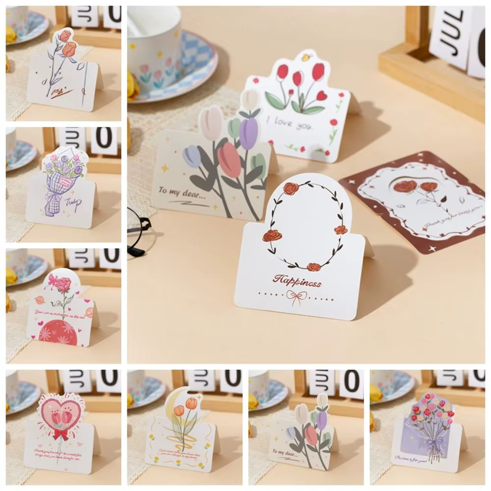 10 cartes de vœux exquises à personnaliser, cartes de remerciement manuscrites, cartes d'invitation vierges, cadeaux festifs