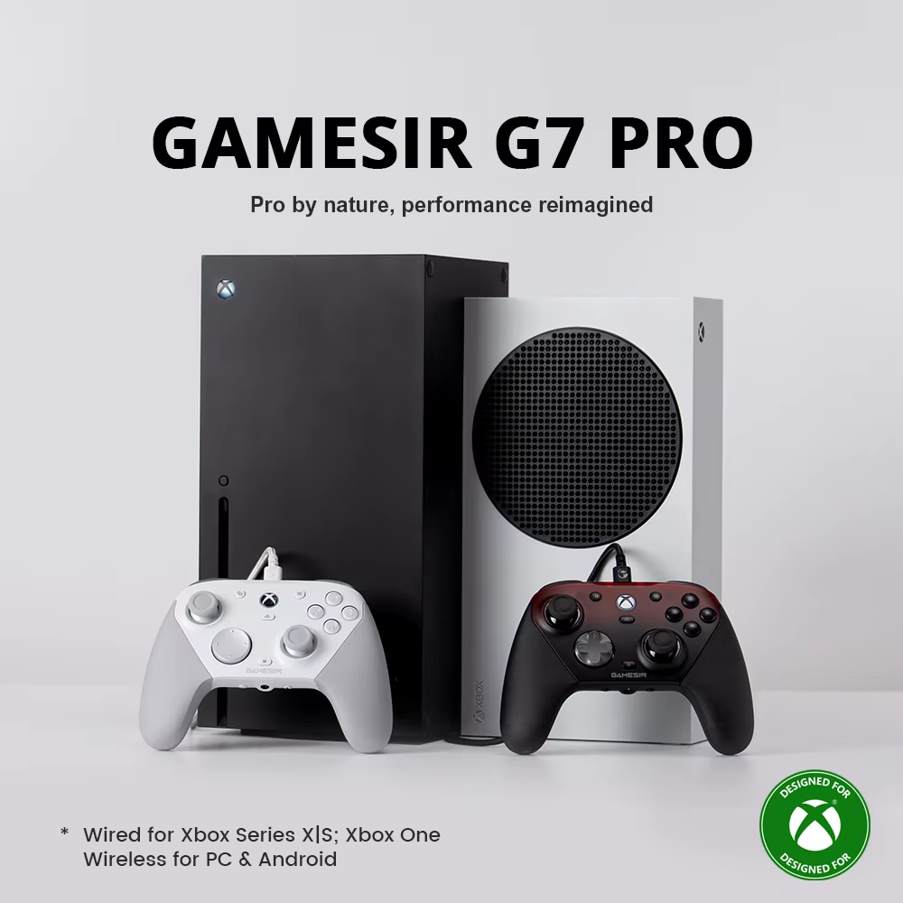 Manette de jeu filaire GameSir G7 Pro avec station de charge pour Xbox Series X S