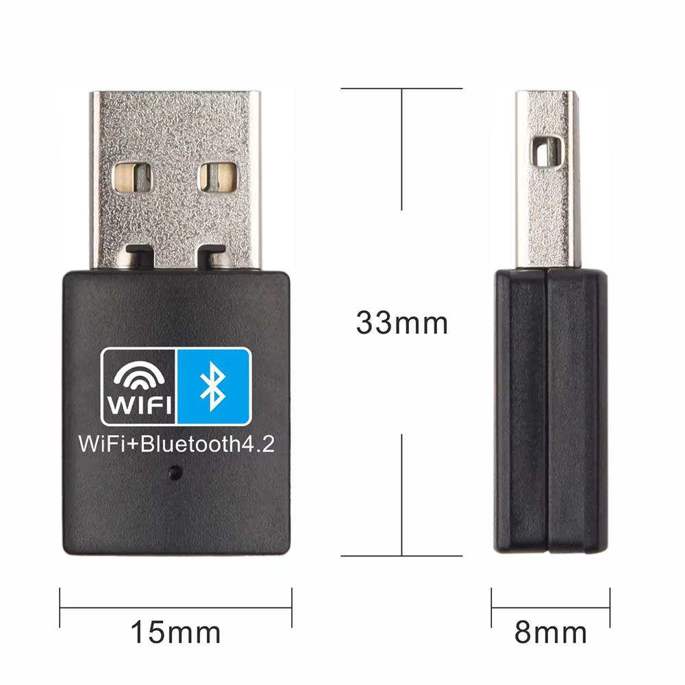 Carte réseau sans fil Wifi 2 en 1