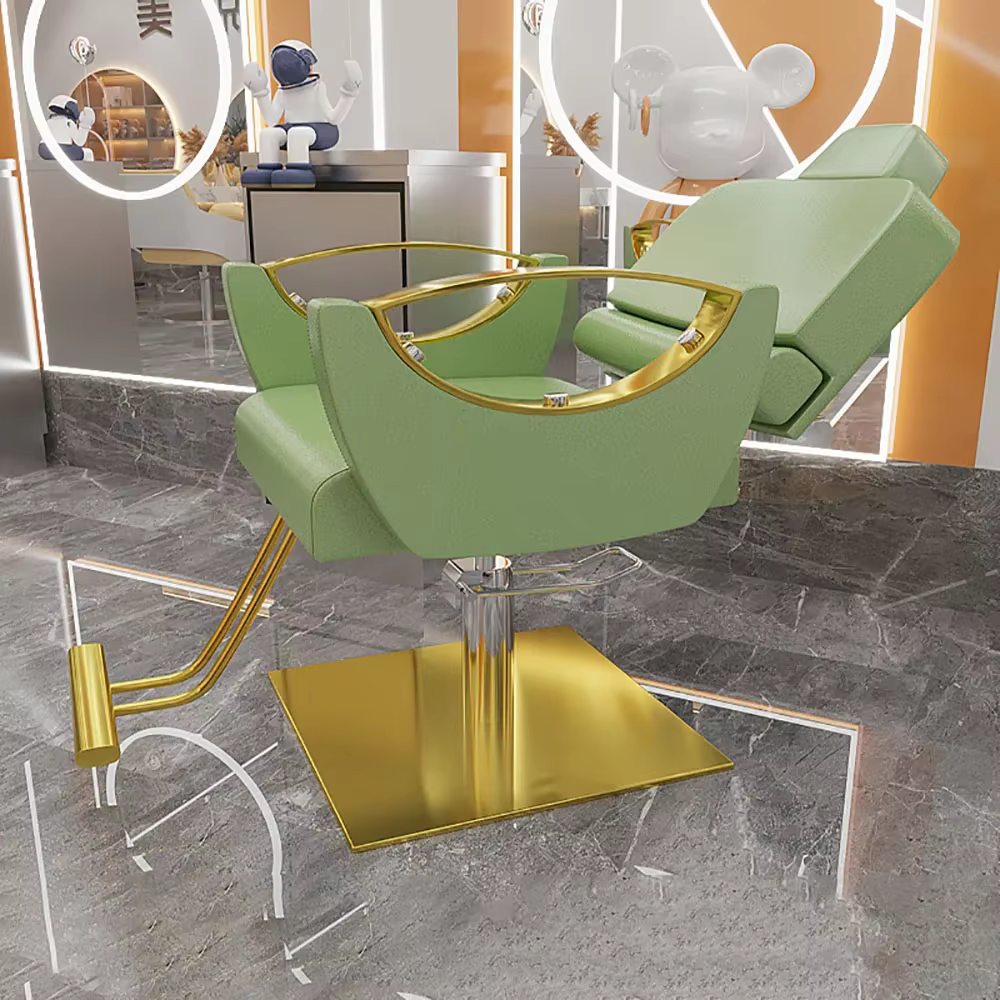 Équipement chaise de barbier nordique ergonomique moderne Simple Salon
