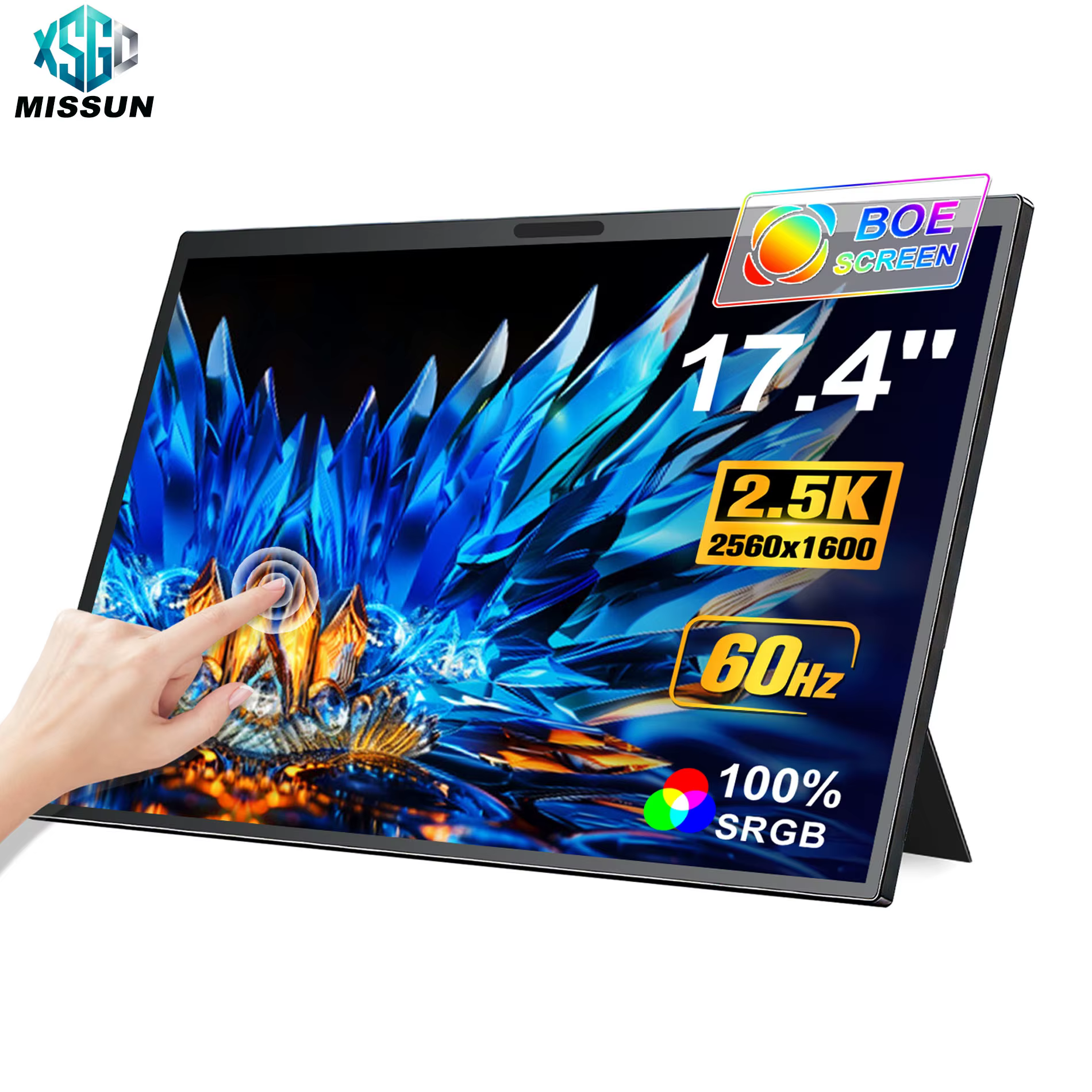 Moniteur portable MISSUN à écran tactile 17