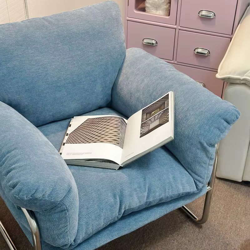 Fauteuil Bauhaus, canapé individuel, chaise de chambre et de salon, fauteuil relax pour adultes, Poltronas Decorativas, mobilier italien de luxe
