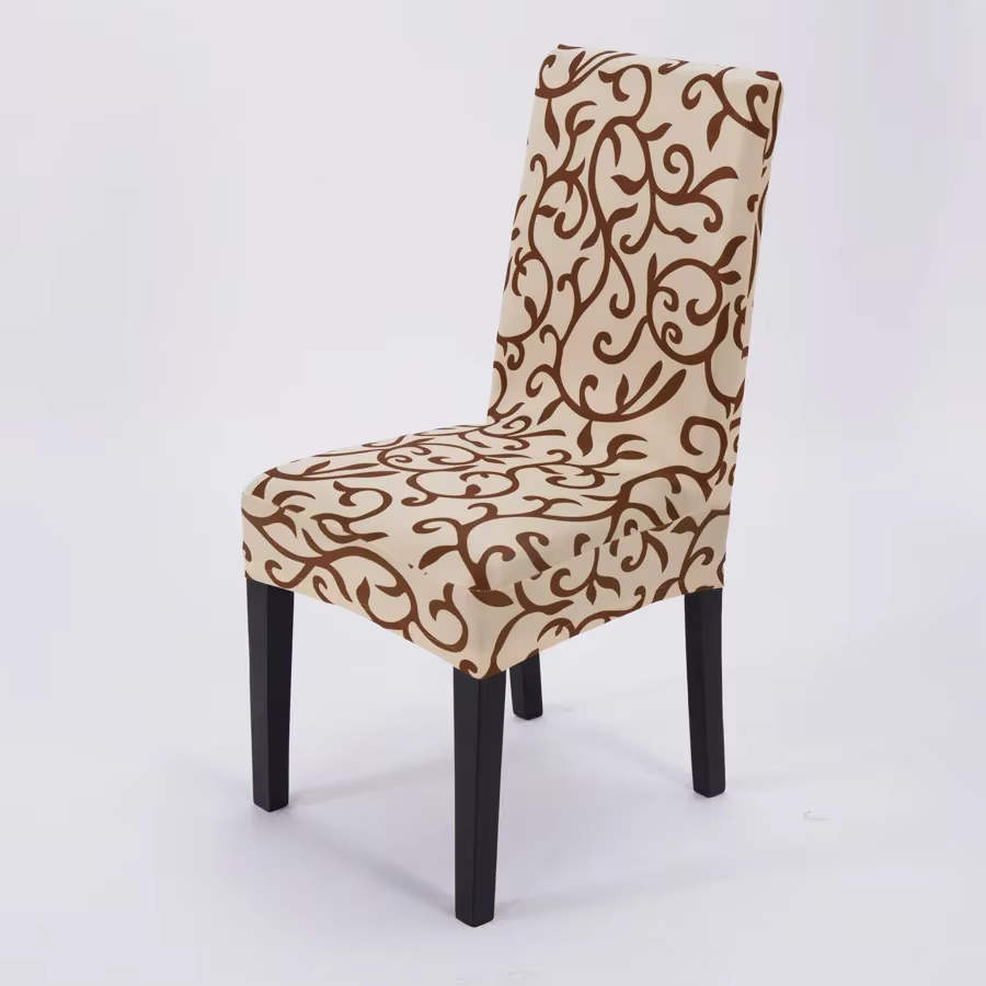 Juste de chaise en tissu pour salle à manger et cuisine, housses de chaise de salon, housses de chaise commandées