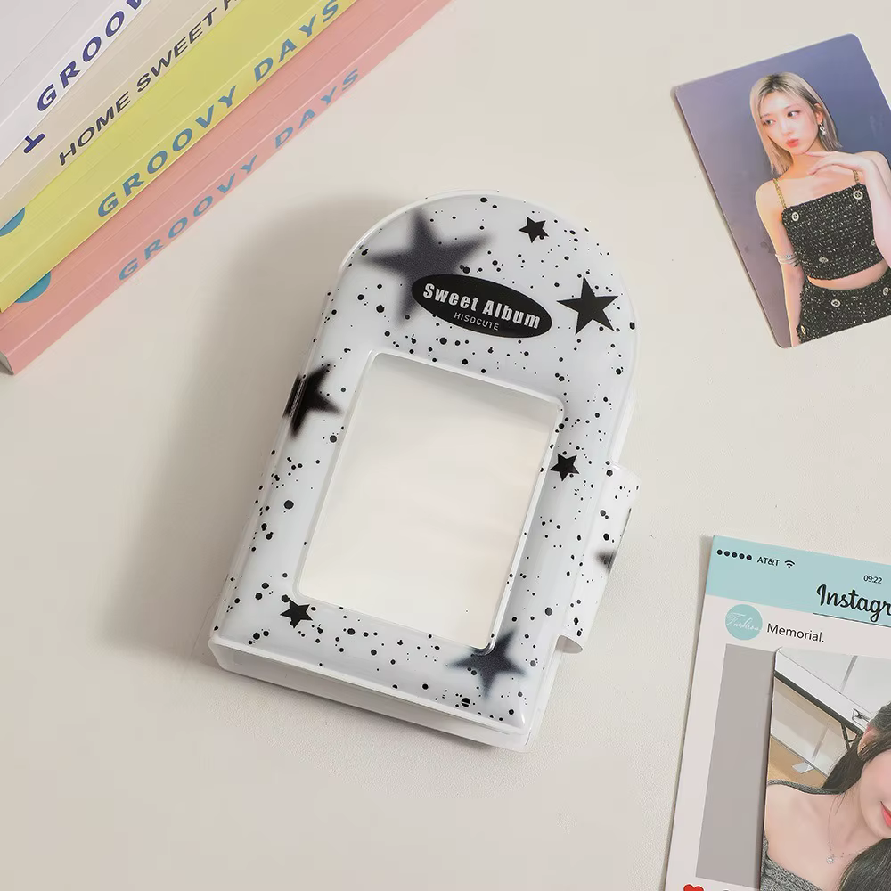 Album photo double face en PVC, porte-cartes postales, stockage de photos, livre de cartes de visite, nouveau, 20 feuilles, 3 pouces