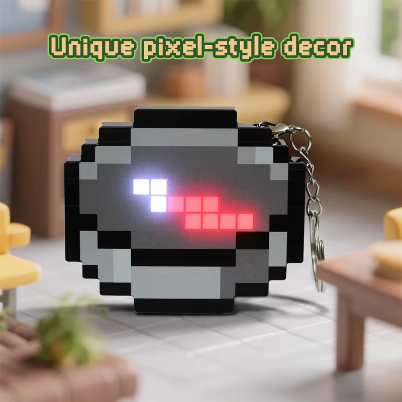 Boussole Pixel Wind : Jouet Décoratif, Breloque, Porte-clés à Boussole Mobile, Pendentif, Jouet à Usage Réel, Cadeau pour Fans