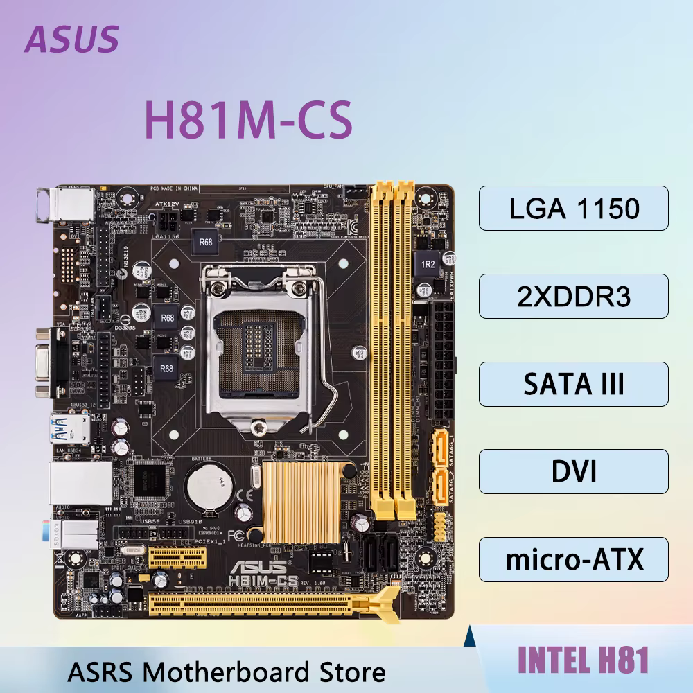 Carte mère ASUS H110M-E/M.2 LGA 1151, mise à jour du BIOS, processeur 6e génération i7-7700 i5-7500 i7-6700K i5-6500 i5-6400 i7-6700 M.2 DDR4 Micro ATX
