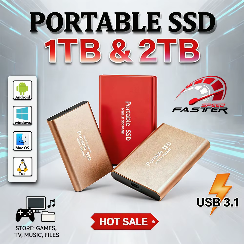 SSD portable 1 To, original