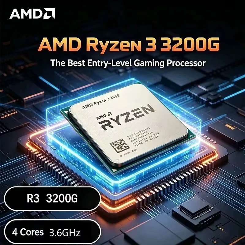 AMD Ryzen 3 R3 3200G, le meilleur processeur de jeu d'entrée de gamme