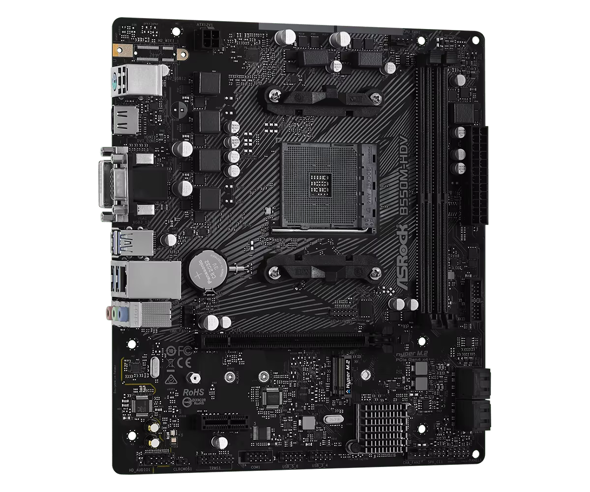 ASRock B550M-HDV carte mère AM4 B550