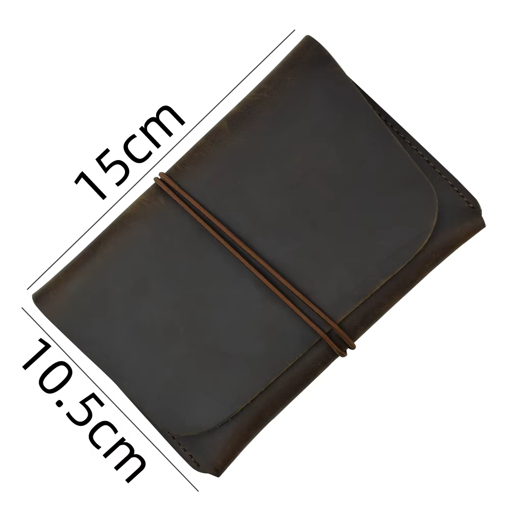 Porte-passeport en cuir et portefeuille de voyage – Organiseur vintage en cuir véritable avec sangle sécurisée pour cartes, espèces, passe d'embarquement