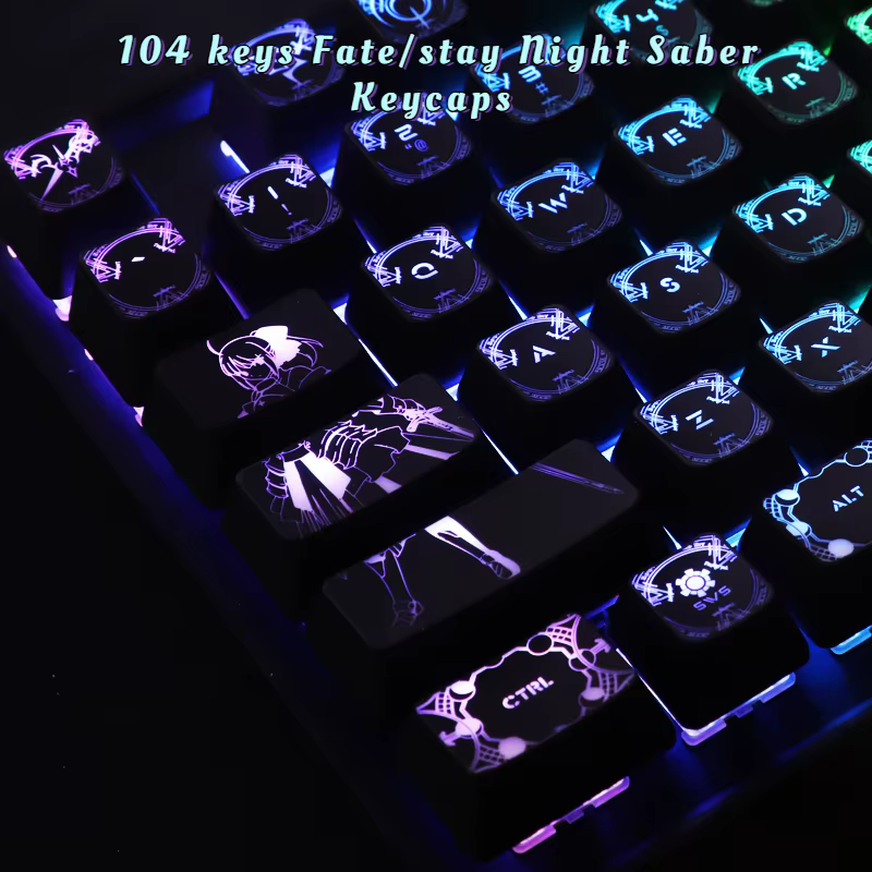Touches de clavier mécanique Fate/stay Night Saber