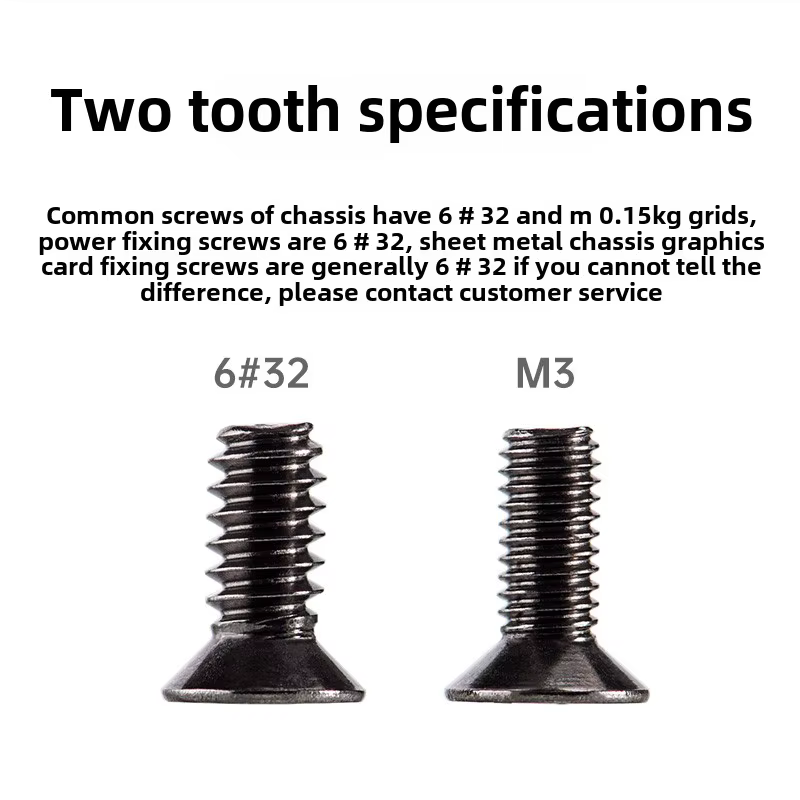 Vis d'embellissement pour boîtier d'ordinateur PC