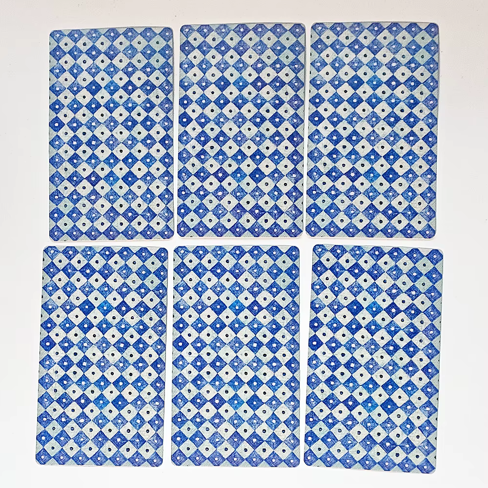 Jeu de Tarot classique rédissuré, 78 cartes de Tarot 12x7cm, dessinées avec stylos à bille imprimés sur papier cartonné Double relief 350GSM