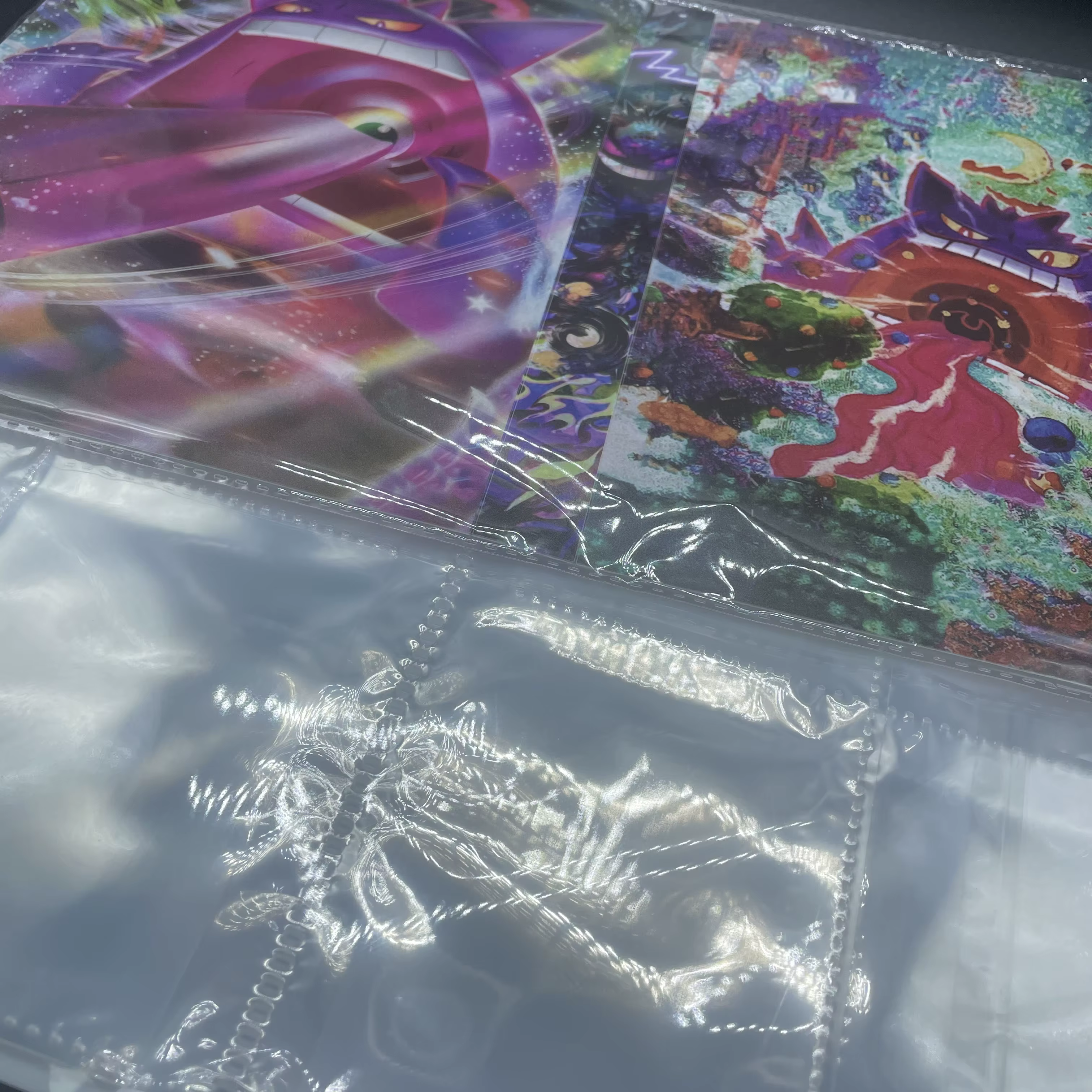 PTCG Gengar Ex Album de cartes à collectionner 4 compartiments peuvent contenir 240