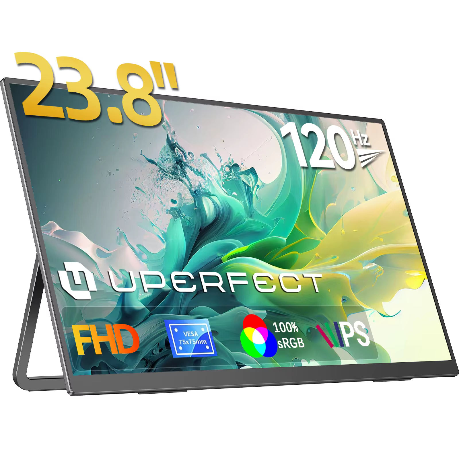 Uperfect 24 pouces 120Hz portable moniteur d'ordinateur de jeu