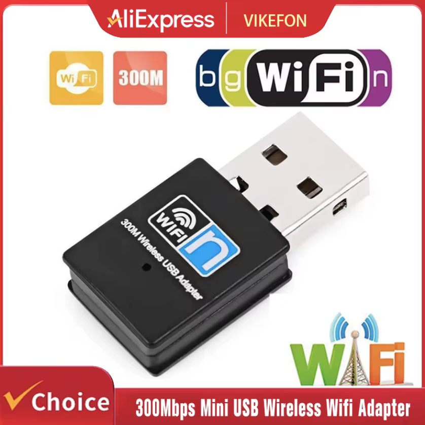 Adaptateur Wifi USB Mini 300 Mbps Carte Réseau