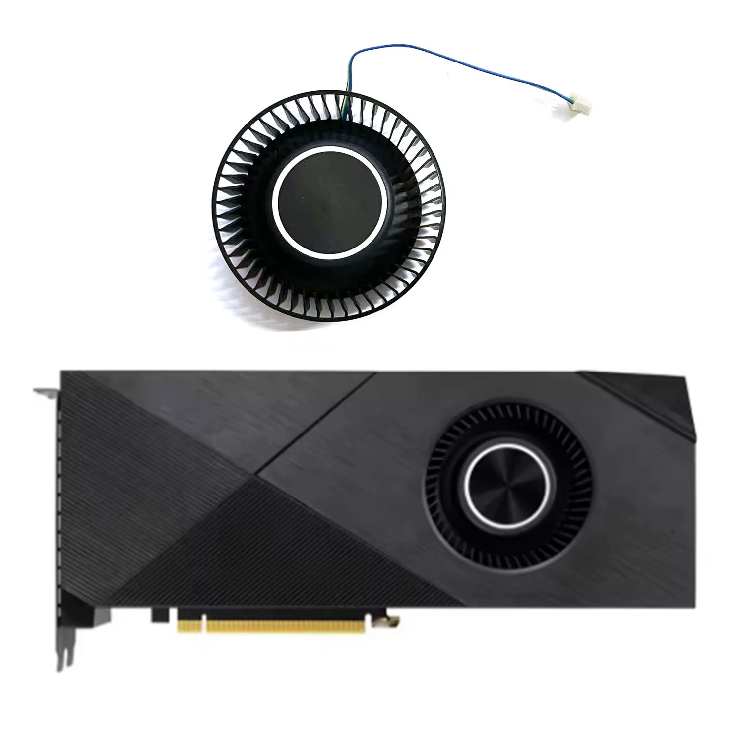 Ventilateur de carte graphique ASUS TURBO RTX 2060 2070 2080 2060S 2070S 2080TI HZDO D7525H12D 4PIN DC 12V 1.2A RTX2080