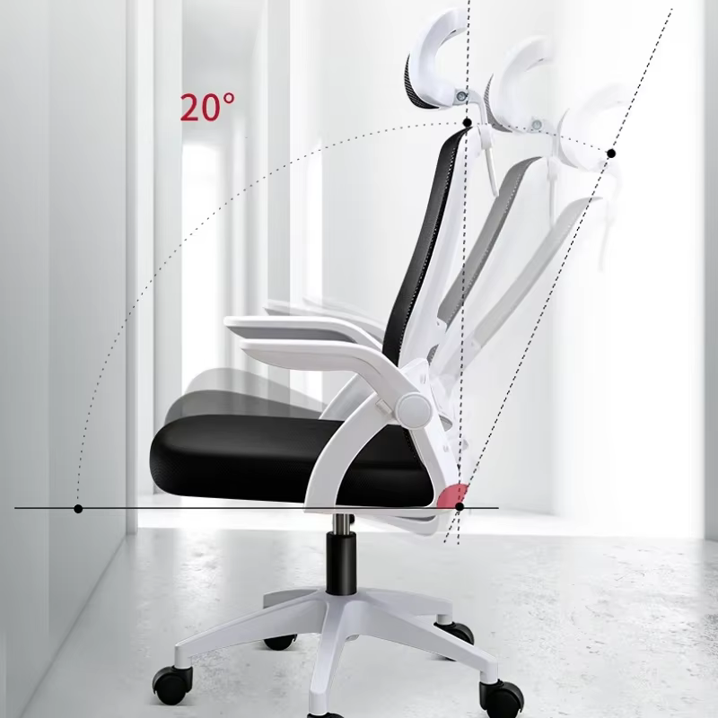 Chaise de bureau ergonomique à roulettes