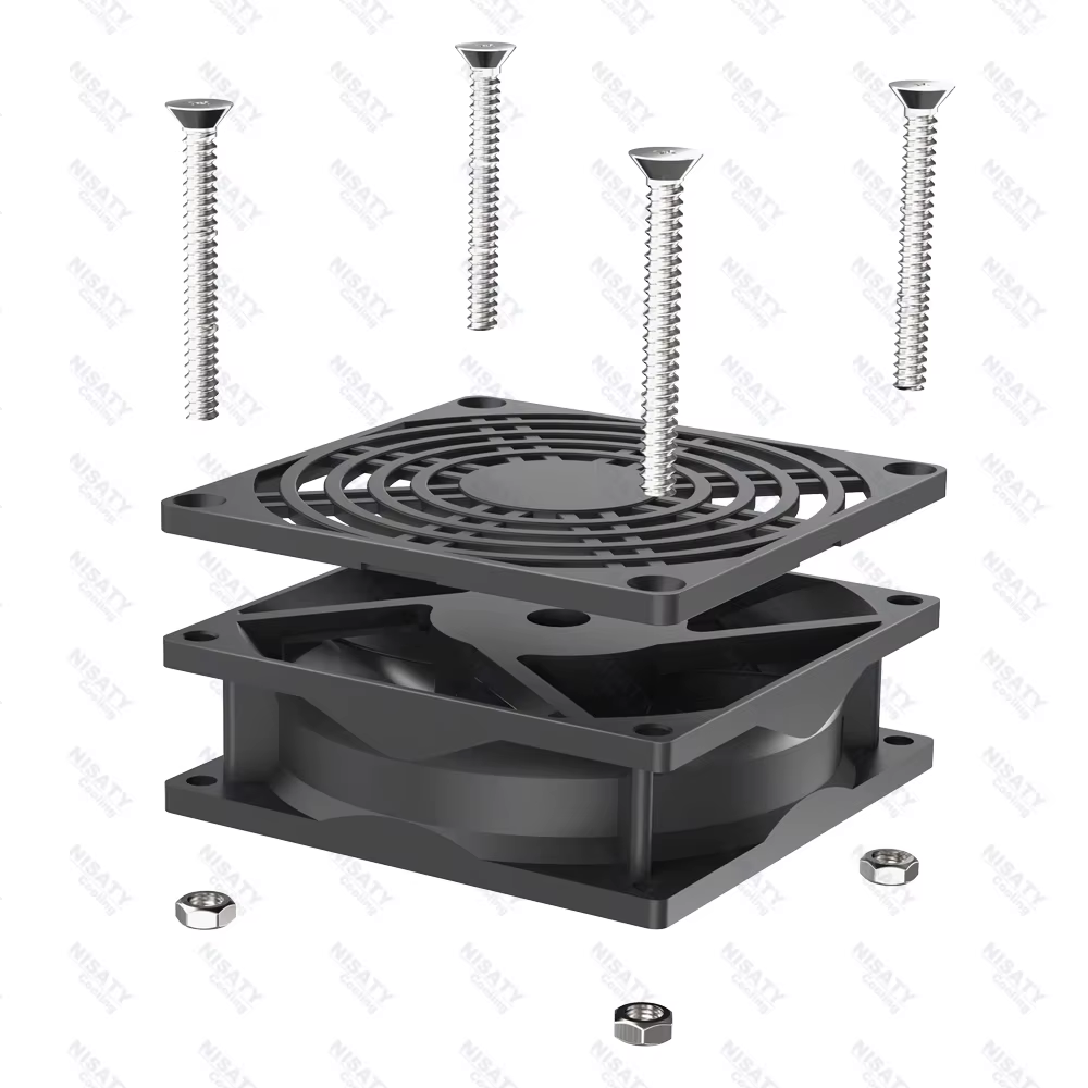2 pièces léger PC ventilateur filtre à poussière écran 40mm 50mm 60mm 80mm 90mm120mm plastique anti-poussière grilles