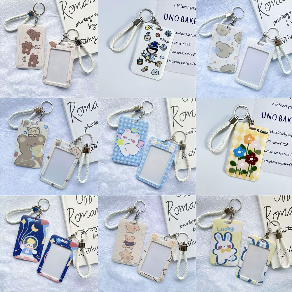 Porte-cartes de visite pour femmes et hommes, joli porte-cartes de crédit, porte-cartes d'identité bancaire, Badge pour enfants, étui pour cartes de Bus