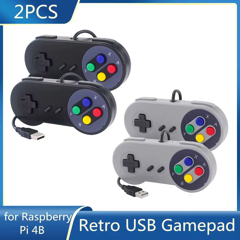Manette de jeu USB rétro