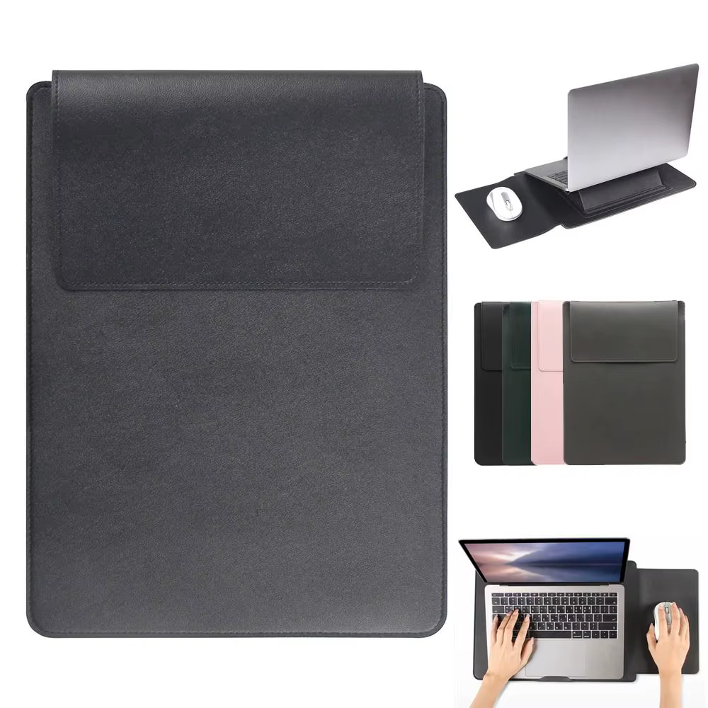 Housse pour ordinateur portable avec support réglable de 13 à 15 pouces