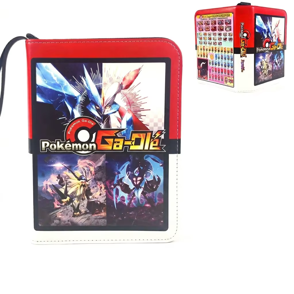 Album de cartes Bandai Pokémon 4 ou 9 compartiments, classeur de collection Pokémon, Mewtwo, Gardevoir, Eevee, Pikachu, rangement de cartes à collectionner, cadeau