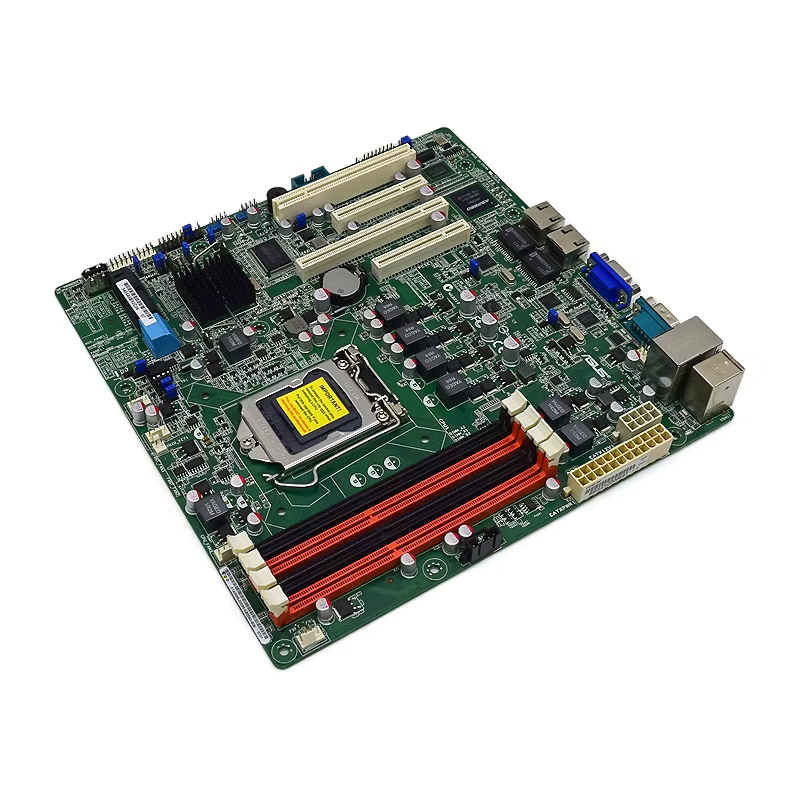 ASUS P8B-M Socket 1155 UATX carte mère 4 × DDR3 DIMM C204 prise en charge CPU Intel Xeon E3-1270 V2 I7-3770 I7-2600 4 × SATA II 1 × PCI