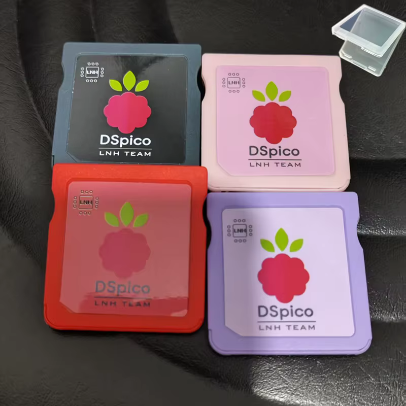 DSPico Flashcart DS Pico Nouvelle Cartouche pour TOUTES les DS/DSi/3DS/2DS Configuration Simple Seulement Carte