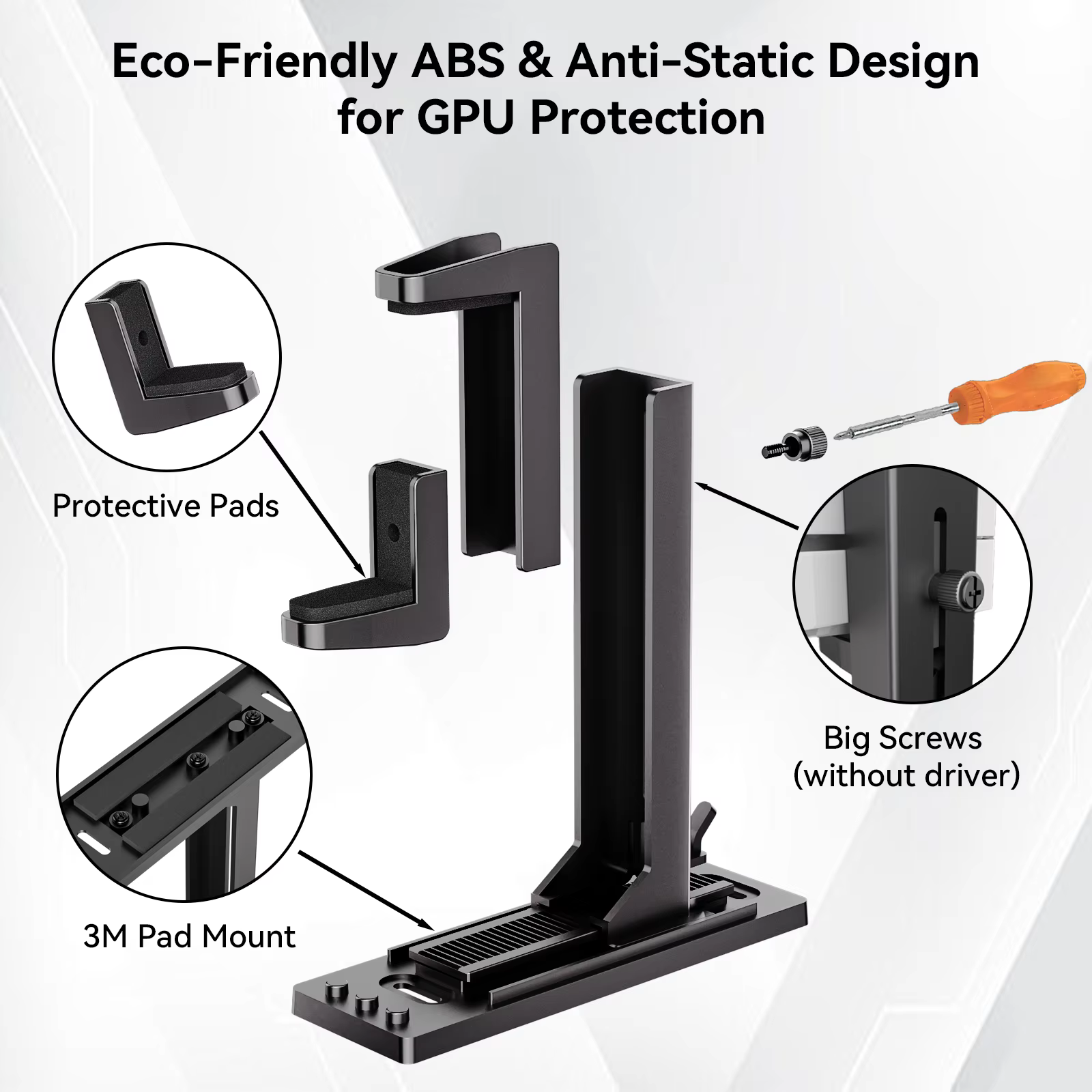 Support vertical pour carte graphique GSCOLER