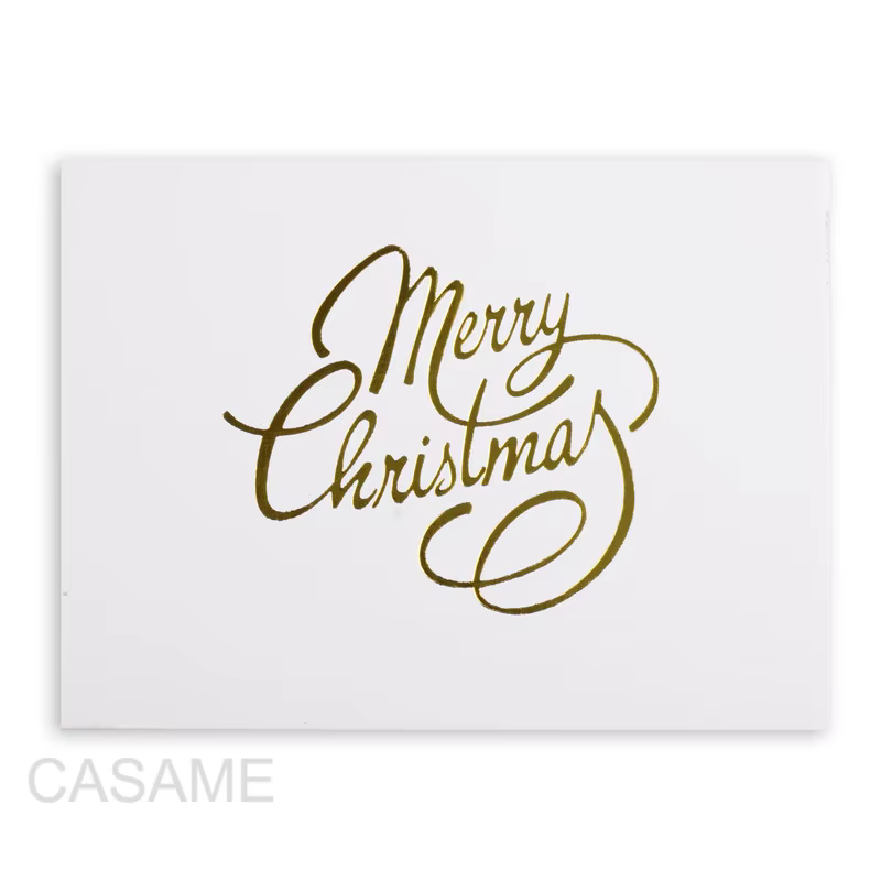48 pièces Mini carte de remerciement en relief or saint valentin joyeux anniversaire fête de noël Invitations de mariage lettre cartes de voeux