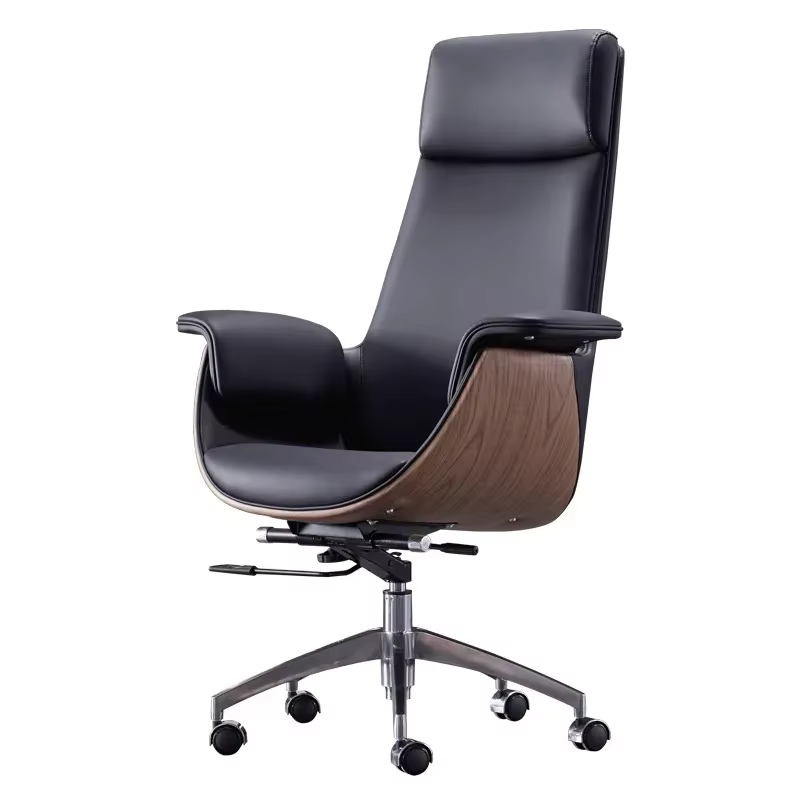 Confortable bureau d'affaires patron ordinateur chaise levage peau de vache rouleau Simple moderne femmes maison classe