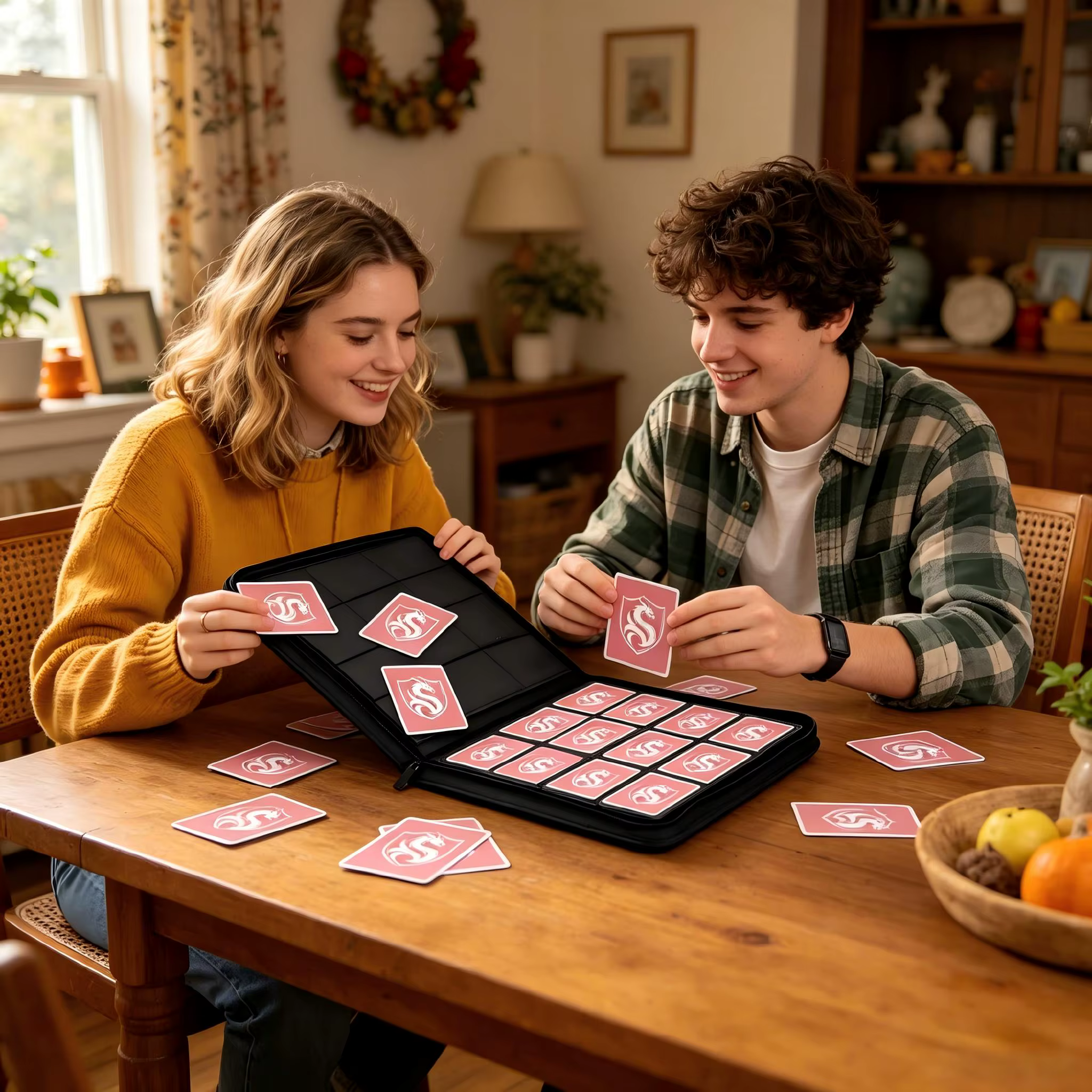 Classeur à cartes à insertion latérale de qualité supérieure à 12 emplacements, 20 pages intérieures épaisses, 480 emplacements pour cartes, comprend 50 pochettes pour cartes, disponible en cinq coule