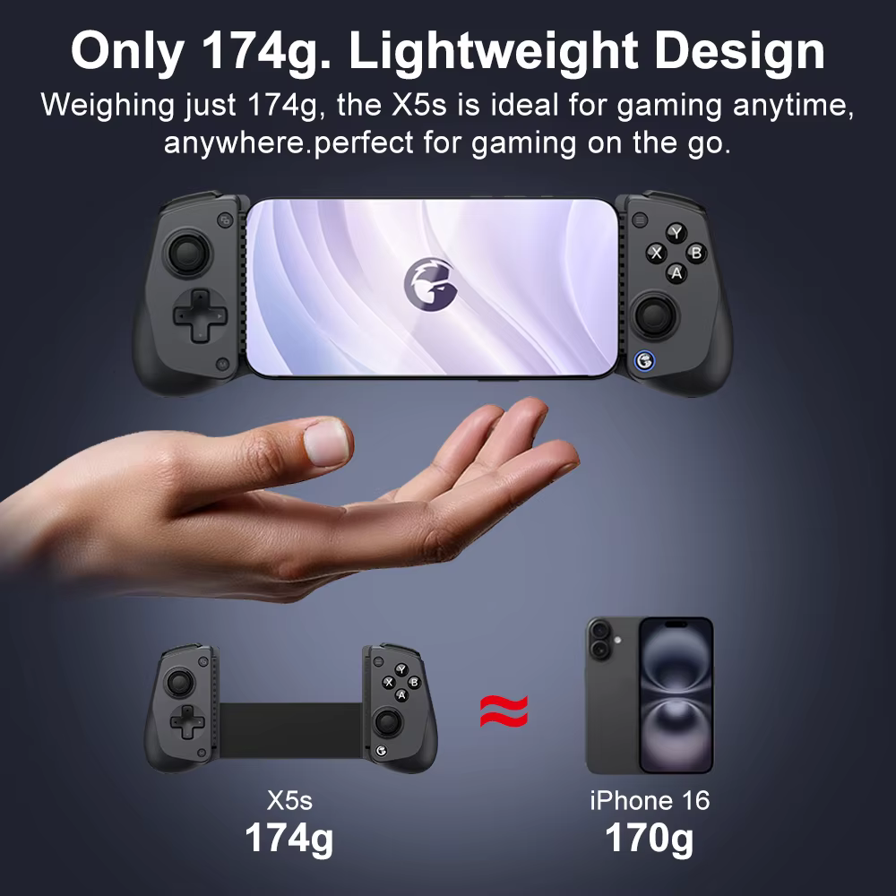 Manette de jeu mobile sans fil GameSir X5s pour Android iOS PC