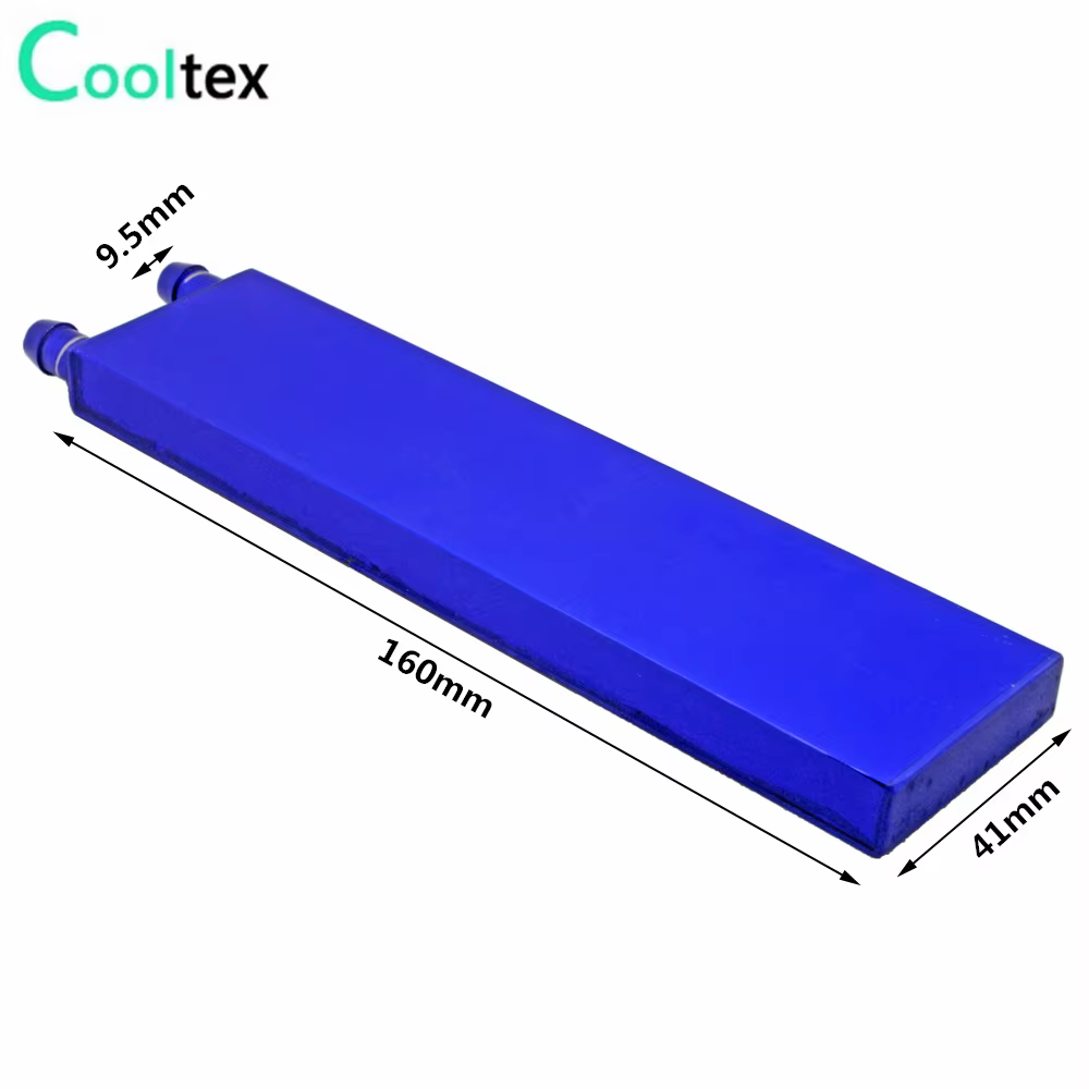 Bloc d'eau liquide de refroidissement de nuit en aluminium