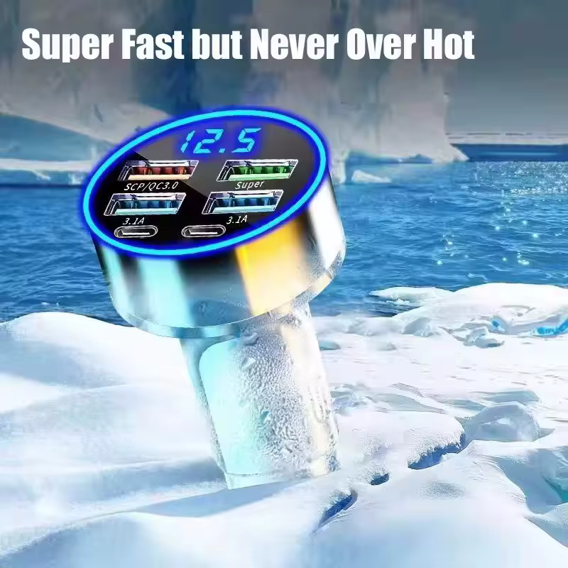Chargeur de voiture USB 350W PD QC3.0 USB C