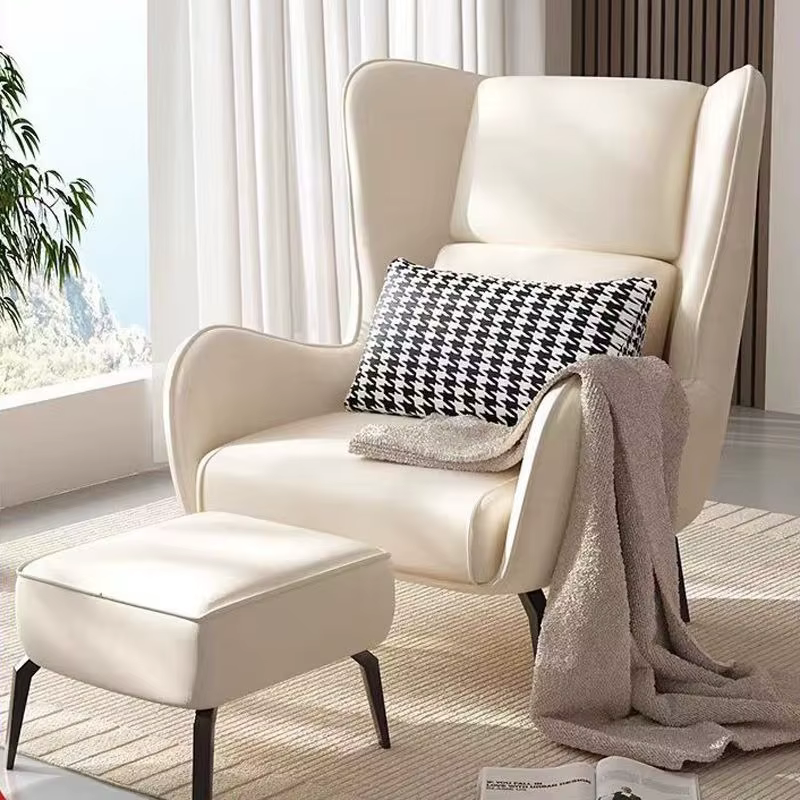 Balcon Support chaise salle à manger en cuir jeu luxe