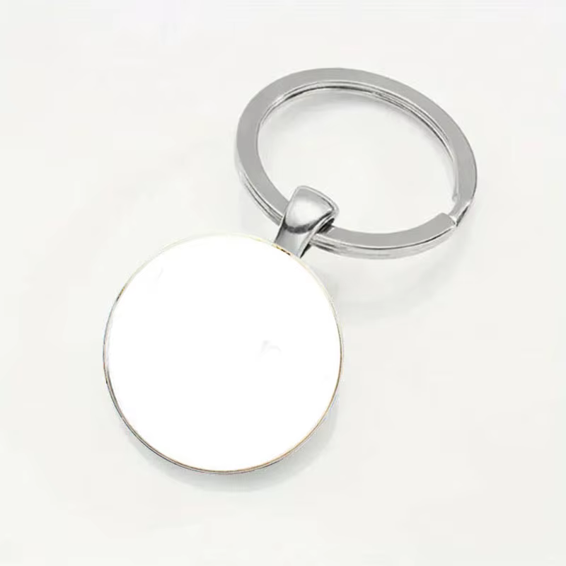 Porte-clés carte du monde de mode avec conception de boussole, porte-clés en métal en alliage de zinc durable, adapté aux clés de voiture, adapté au jour de la Terre