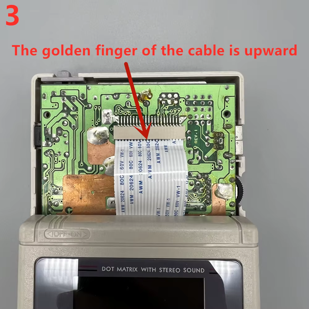 Kits d'écran LCD GB DMG de 2.45 pouces pour Gameboy IPS