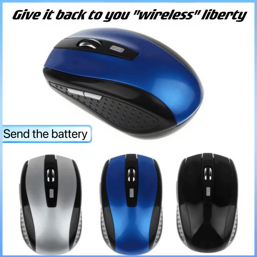 Souris sans fil optique rouge 6D de 2.4G USB