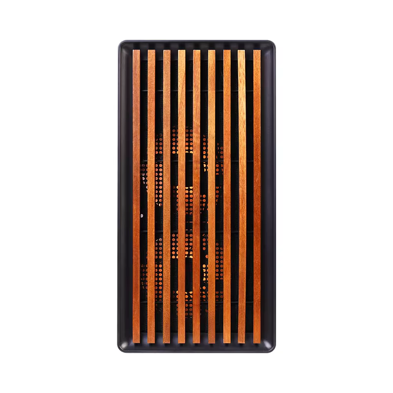 WJCOOLMAN Série Craftsman - Petit châssis pour ordinateur de bureau domestique - Prend en charge la carte mère M-ATX - PC de jeu compact